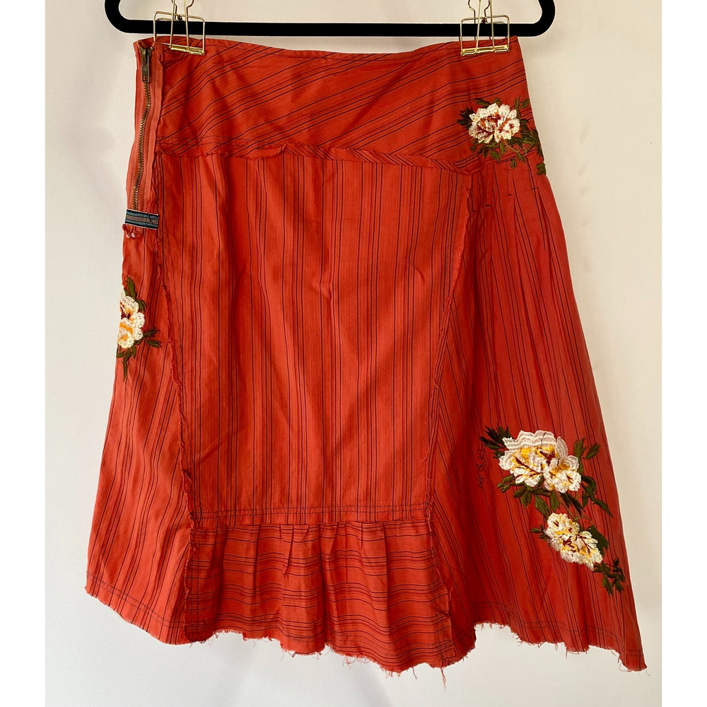3J Workshop | Johnny Was | floral embroidered skirt | size 2